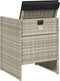 vidaXL - Tuinstoelen - 4 - st - met - kussens - poly - rattan - lichtgrijs