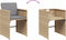 vidaXL - Tuinstoelen - 4 - st - met - kussens - poly - rattan - gemengd - beige