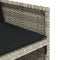 vidaXL - Tuinstoelen - 4 - st - met - kussens - poly - rattan - lichtgrijs