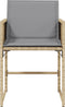 vidaXL - Tuinstoelen - 4 - st - met - kussens - poly - rattan - gemengd - beige