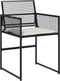 vidaXL - Tuinstoelen - 4 - st - met - kussens - poly - rattan - zwart