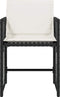 vidaXL - Tuinstoelen - 4 - st - met - kussens - poly - rattan - zwart