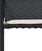 vidaXL - Tuinstoelen - 4 - st - met - kussens - poly - rattan - zwart