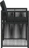 vidaXL - Tuinstoelen - 4 - st - met - kussens - poly - rattan - zwart