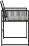 vidaXL - Tuinstoelen - 4 - st - met - kussens - poly - rattan - zwart