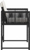vidaXL - Tuinstoelen - 4 - st - met - kussens - poly - rattan - zwart