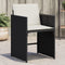 vidaXL - Tuinstoelen - 4 - st - met - kussens - poly - rattan - zwart