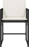 vidaXL - Tuinstoelen - 4 - st - met - kussens - poly - rattan - zwart