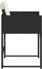 vidaXL - Tuinstoelen - 4 - st - met - kussens - poly - rattan - zwart