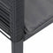 vidaXL - Tuinstoelen - 4 - st - met - kussens - poly - rattan - zwart