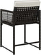 vidaXL - Tuinstoelen - 4 - st - met - kussens - poly - rattan - zwart