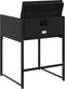vidaXL - Tuinstoelen - 4 - st - met - kussens - poly - rattan - zwart