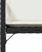 vidaXL - Tuinstoelen - 4 - st - met - kussens - poly - rattan - zwart