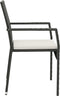 vidaXL - Tuinstoelen - 4 - st - met - kussens - poly - rattan - zwart