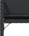 vidaXL - Tuinstoelen - 4 - st - met - kussens - poly - rattan - zwart