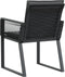 vidaXL - Tuinstoelen - 4 - st - met - kussens - poly - rattan - zwart