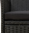vidaXL - Tuinstoelen - 4 - st - met - kussens - poly - rattan - zwart