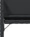 vidaXL - Tuinstoelen - 4 - st - met - kussens - poly - rattan - zwart