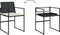vidaXL - Tuinstoelen - 4 - st - met - kussens - poly - rattan - zwart