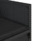 vidaXL - Tuinstoelen - 4 - st - met - kussens - poly - rattan - zwart