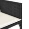 vidaXL - Tuinstoelen - 4 - st - met - kussens - poly - rattan - zwart