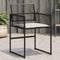 vidaXL - Tuinstoelen - 4 - st - met - kussens - poly - rattan - zwart