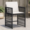 vidaXL - Tuinstoelen - 4 - st - met - kussens - poly - rattan - zwart