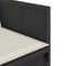 vidaXL - Tuinstoelen - 4 - st - met - kussens - poly - rattan - zwart