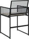 vidaXL - Tuinstoelen - 4 - st - met - kussens - poly - rattan - zwart
