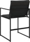 vidaXL - Tuinstoelen - 4 - st - met - kussens - staal - en - textileen - zwart