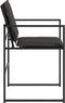 vidaXL - Tuinstoelen - 4 - st - met - kussens - staal - en - textileen - zwart