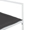 vidaXL - Tuinstoelen - 4 - st - met - kussens - staal - en - textileen - wit