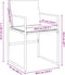 vidaXL - Tuinstoelen - 4 - st - met - kussens - staal - en - textileen - wit