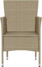 vidaXL - Tuinstoelen - 4 - st - poly - rattan - beige