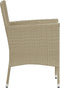 vidaXL - Tuinstoelen - 4 - st - poly - rattan - beige