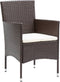 vidaXL - Tuinstoelen - 4 - st - poly - rattan - bruin