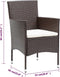 vidaXL - Tuinstoelen - 4 - st - poly - rattan - bruin