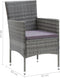 vidaXL - Tuinstoelen - 4 - st - poly - rattan - grijs
