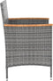 vidaXL - Tuinstoelen - 4 - st - poly - rattan - grijs