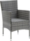 vidaXL - Tuinstoelen - 4 - st - poly - rattan - grijs