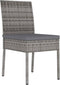 vidaXL - Tuinstoelen - 4 - st - poly - rattan - grijs