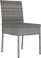 vidaXL - Tuinstoelen - 4 - st - poly - rattan - grijs