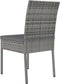 vidaXL - Tuinstoelen - 4 - st - poly - rattan - grijs