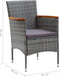 vidaXL - Tuinstoelen - 4 - st - poly - rattan - grijs