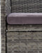 vidaXL - Tuinstoelen - 4 - st - poly - rattan - grijs