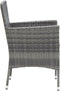 vidaXL - Tuinstoelen - 4 - st - poly - rattan - grijs