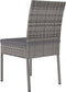 vidaXL - Tuinstoelen - 4 - st - poly - rattan - grijs