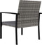 vidaXL - Tuinstoelen - 4 - st - poly - rattan - grijs