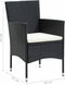 vidaXL - Tuinstoelen - 4 - st - poly - rattan - zwart