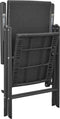 vidaXL - Tuinstoelen - 4 - st - poly - rattan - zwart